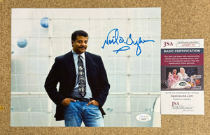 Neil DeGrasse Tyson Signed Astrophysicist & Writer 8x10 Photo With JSA COA