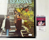 Frankie Valli Signed & Framed (4) Four Seasons Lookin’ Back Vinyl With JSA COA