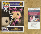 Chris Sabat Signed Black Clover Yami Sukehiro #1423 Funko Pop! With JSA COA