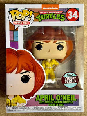 Funko Pop! Retro Toys April O’Neil #34 TMNT Ninja Turtles 2020 Specialty Series Vaulted Exclusive