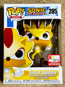 Funko Pop! Games Super Shadow #285 Sonic LE 1500 E3 2018 Vaulted Exclusive