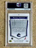 Markus Naslund Signed 2007-08 Victory NHL Vancouver Canucks Card PSA/DNA Slab
