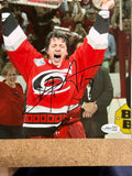 Rod Brind’amour Signed Carolina Hurricanes Stanley Cup 8X10 Photo With JSA COA