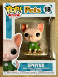 Funko Pop! Pets Sphynx Cat In Sweater #18 Pets Cat Feline 2026