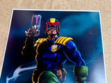 2013 Judge Dredd Bowie 11x17 Poster Print Mega City One Street Judge Lawmaker