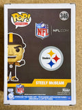 Germie Bernard Signed Pittsburgh Steelers Steely McBeam #346 Funko Pop! JSA COA