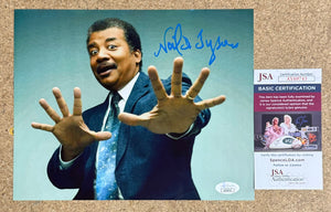 Neil DeGrasse Tyson Signed Astrophysicist & Writer 8x10 Photo With JSA COA