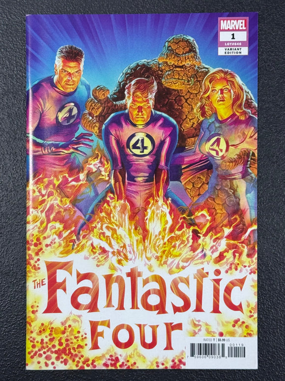 The Fantastic Four #1 Legacy 646 (2018) Incentive 1:50 Alex Ross Variant