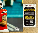 Carson Beck Signed University Of Miami QB 8x10 Photo With JSA COA Cardinals