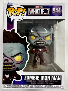 Funko Pop! Marvel Zombie Iron Man #944 Marvel Studios Disney + What If? 2021