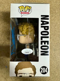 Jon Heder Signed Napoleon Dynamite Vaulted Funko Pop! #204 With JSA COA