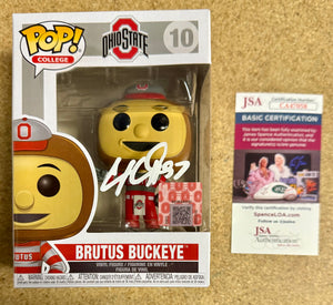 Cam Heyward Signed Ohio State Buckeye Mascot Funko Pop! #10 With JSA COA