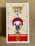 Squire Fridell Signed Birthday Ronald McDonald The Clown Funko Pop! #180 With JSA COA