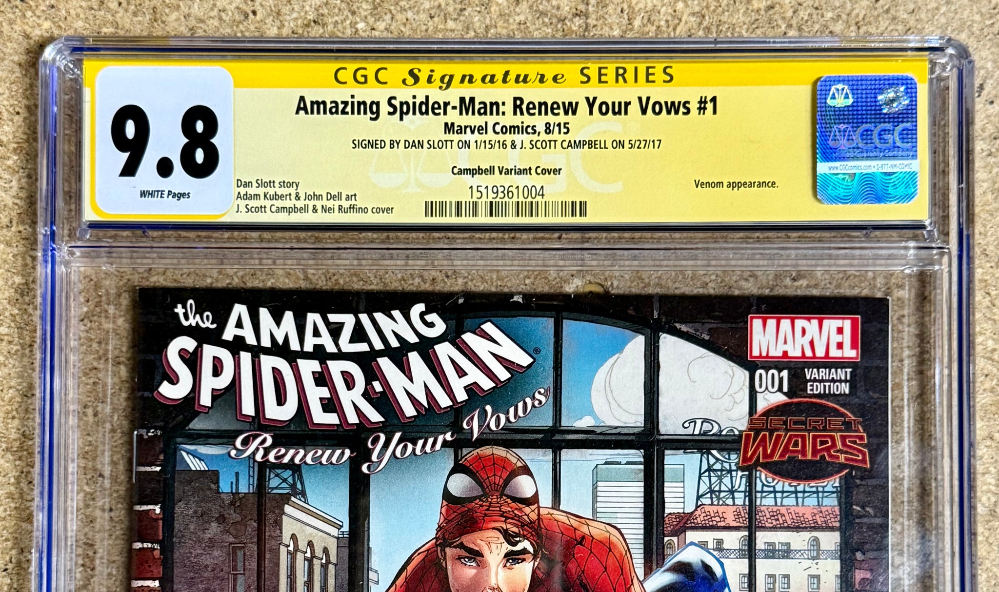 CGC SS 9.8 Signed Amazing Spider-Man Renew Your Vows #1 J Scott 