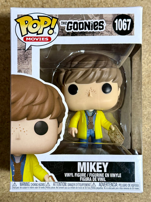 Funko Pop! Movies Mikey With Treasure Map #1067 The Goonies Box Dmg