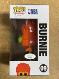 Dwayne Wade Signed NBA Mascot Miami Heat Burnie Funko Pop! #09 With JSA COA