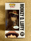 Colleen Clinkenbeard Signed Luffy With Meat Funko Pop! #1771 One Piece JSA COA