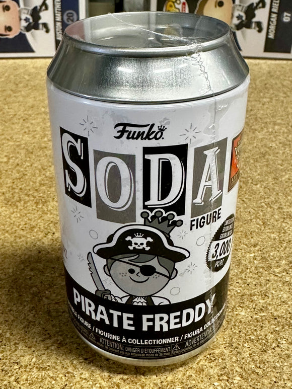 Funko Soda B&W Pirate Freddy 2024 Funtastic Voyage Limited Online Edition 3000