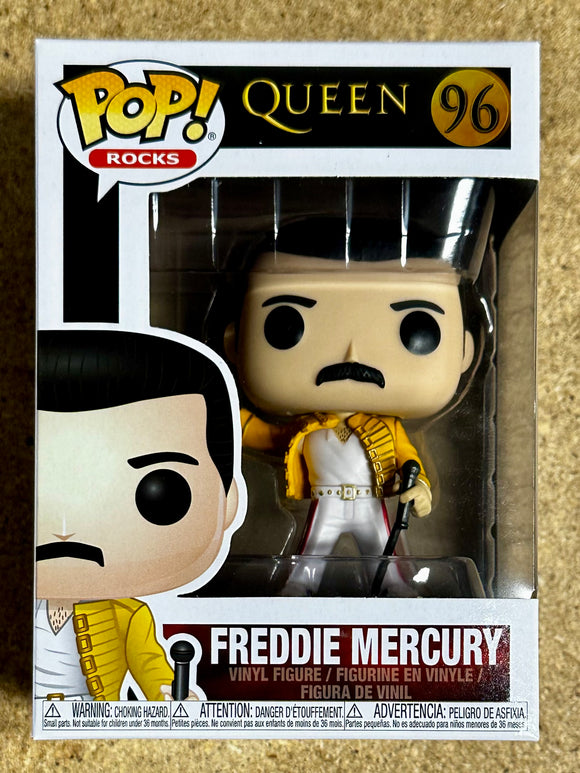 Funko Pop! Rocks Queen Freddie Mercury #96 Bohemian Rhapsody Under Pressure