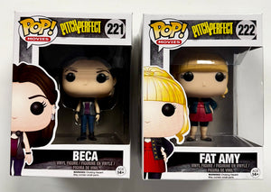 Funko Pop! Movies Beca & Fat Amy #221 & 222 Set Of 2 Pitch Perfect 2015 Vaulted