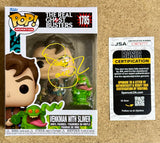 Dave Coulier Signed Real Ghostbusters Venkman With Slimer Funko Pop! #1785 With JSA COA