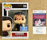 Tom Ellis Signed Lucifer NYCC Fall Con Funko Pop! #1590 Exclusive With JSA COA