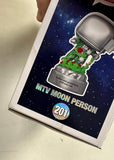 Pat Monahan (Train) Signed MTV Moon Person Funko Pop #201 With JSA COA