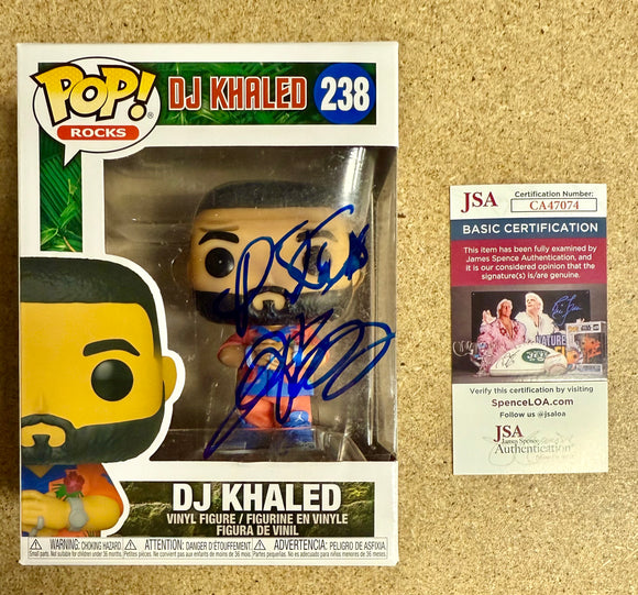 DJ Khaled Signed We The Best Funko Pop #238 Exclusive With JSA COA Blessed