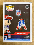 Devin McCourty Signed Pat Patriot NFL Patriots Mascot Funko Pop 347 With JSA COA
