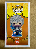 Jason Liebrecht Signed My Hero Academia Dabi Glow Chase Funko Pop! #1834 With COA