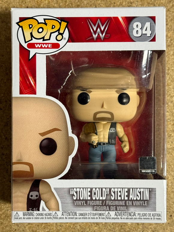 Funko Pop! WWE Stone Cold Steve Austin With Smoking Skull Belt #84 Stunner 2021