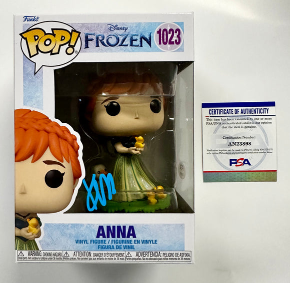 Kristen Bell Signed Princess Anna Funko Pop! #1023 Frozen With PSA/DNA COA