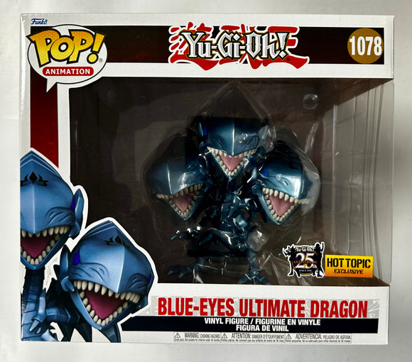 Funko Pop! Animation 6” Blue Eyes Ultimate Dragon #1078 Yu-Gi-Oh 2021 Exclusive