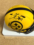 Cam Heyward Signed Pittsburgh Steelers Yellow Rave Mini Helmet With PSA/DNA COA