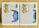 Funko Pop! Disney Stitch With Record Player & Chase #1048 FS Exclusive Set of 2