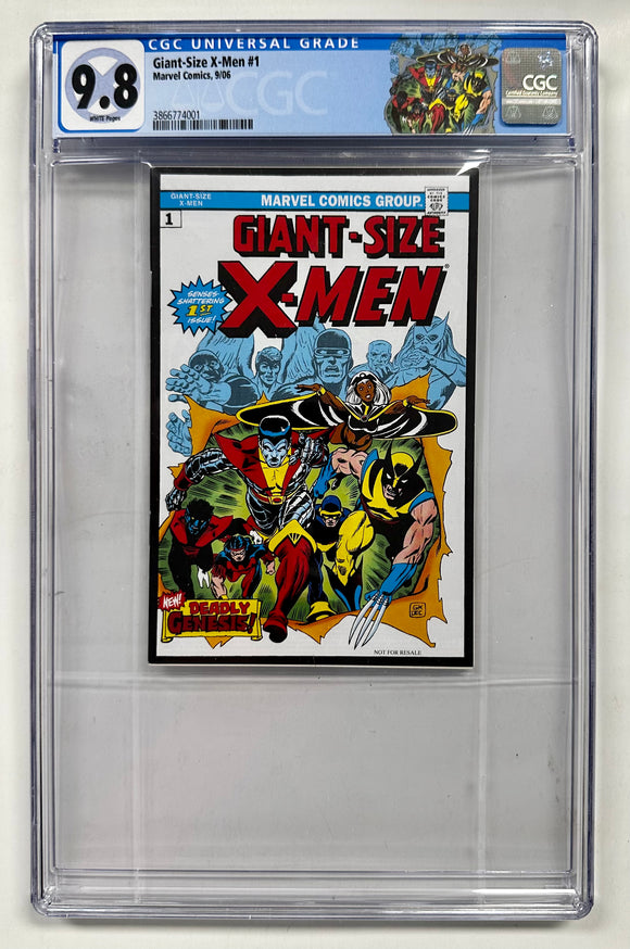 Giant Size X-Men Mini Reprint #1 CGC Graded 9.8 Marvel Comics Key Book 2006