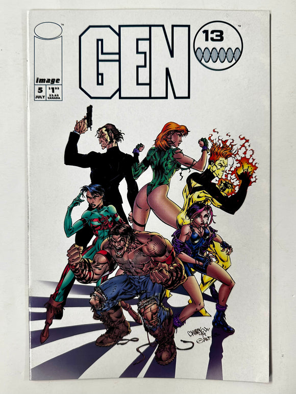 Gen 13 #5 Image Comics 1994 J. Scott Campbell Cover