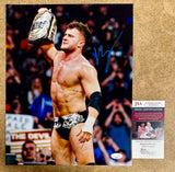 Maxwell Jacob Friedman “MJF” Signed AEW Wrestling Champion 11X14 Photo JSA COA