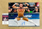 Maxwell Jacob Friedman “MJF” Signed AEW Wrestling Champion 11X14 Photo JSA COA
