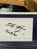 Barstool Sports Founder Dave Portnoy Framed & Signed Cut One Bite Pizza 8X10 Photo With JSA COA