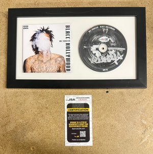 Wiz Khalifa Signed Blacc Hollywood Framed CD With Booklet & JSA COA