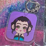 K-POP DEMON HUNTERS Chibi Keychain – Individual Member Series