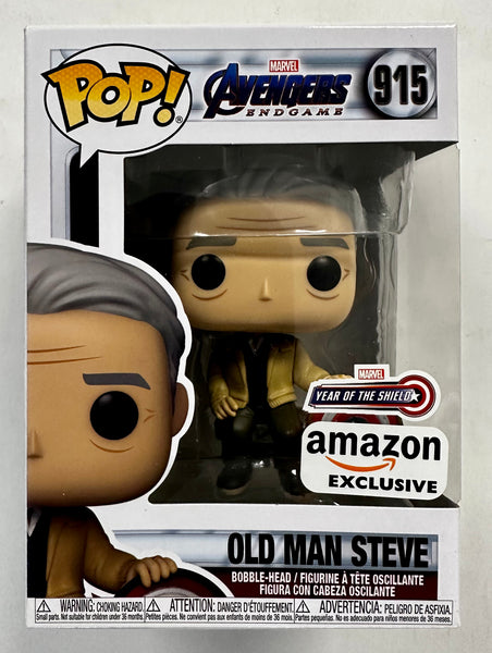Funko Pop! Marvel Old Man Steve On Bench #915 Avengers Endgame