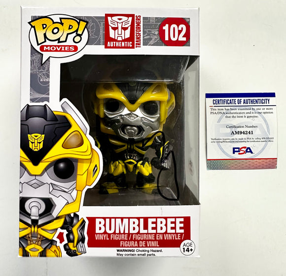 Mark Wahlberg Signed Bumblebee #102 Transformers Vaulted 2013 Funko Pop! With PSA COA