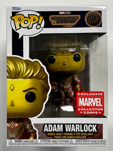 Funko Pop! Marvel Adam Warlock With Head of War Pig #1214 Guardians Of The Galaxy 2023 Marvel Corps Exclusive