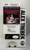 Ken Jennings Signed Alex Trebek Jeopardy Funko Pop! #776 With JSA COA