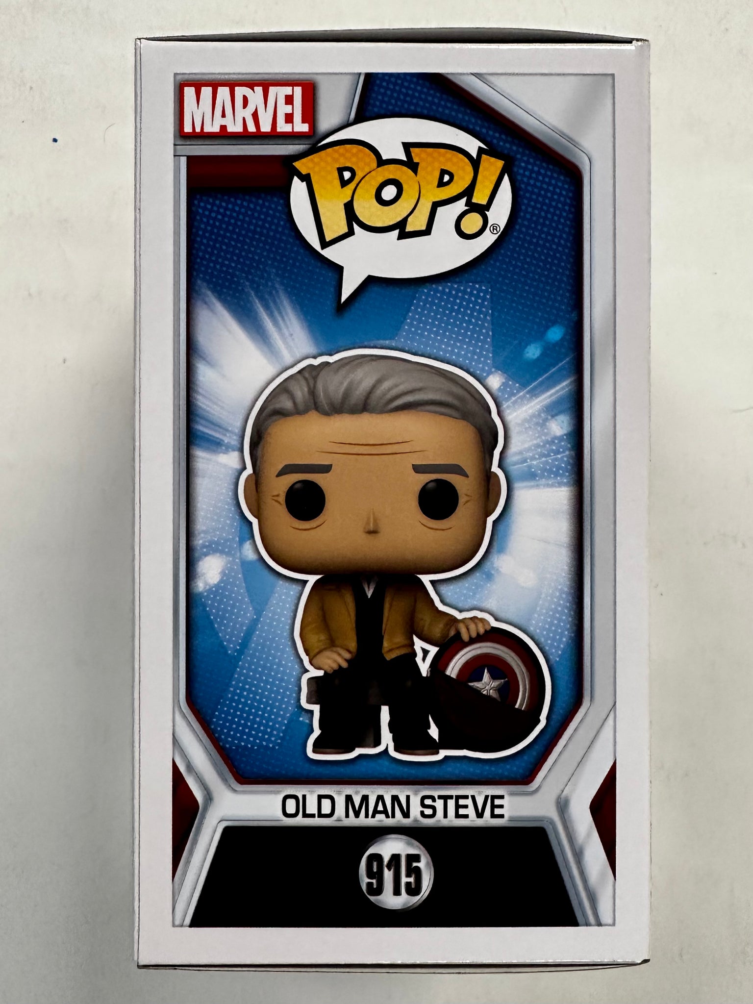 Funko Pop! Marvel Old Man Steve On Bench #915 Avengers Endgame Funko Pop! Marvel Old Man Steve On Bench #915 Avengers Endgame