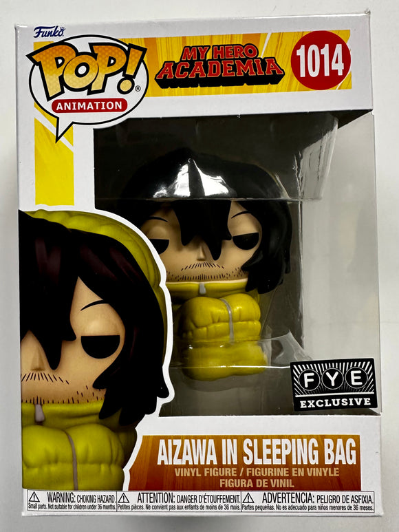 Funko Pop! Animation Aizawa (Sleeping Bag) #1014 My Hero Academia 2021 FYE Exclusive