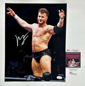 Maxwell Jacob Friedman “MJF” Signed AEW Wrestling Champion 11X14 Photo JSA COA