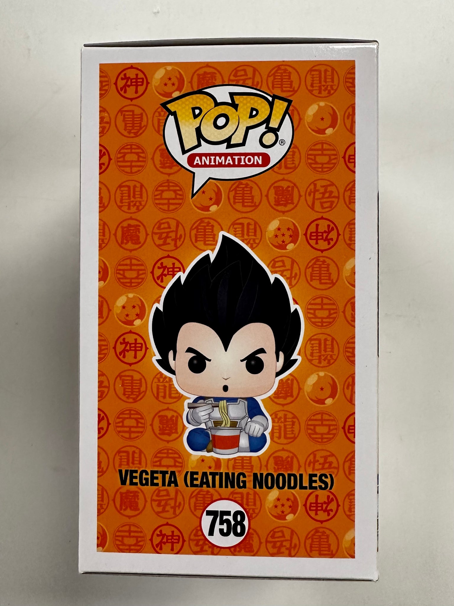 Funko Pop! Animation: Dragonball Z - Vegeta Eating Noodles, Spring  Convention Exclusive, Multicolor 